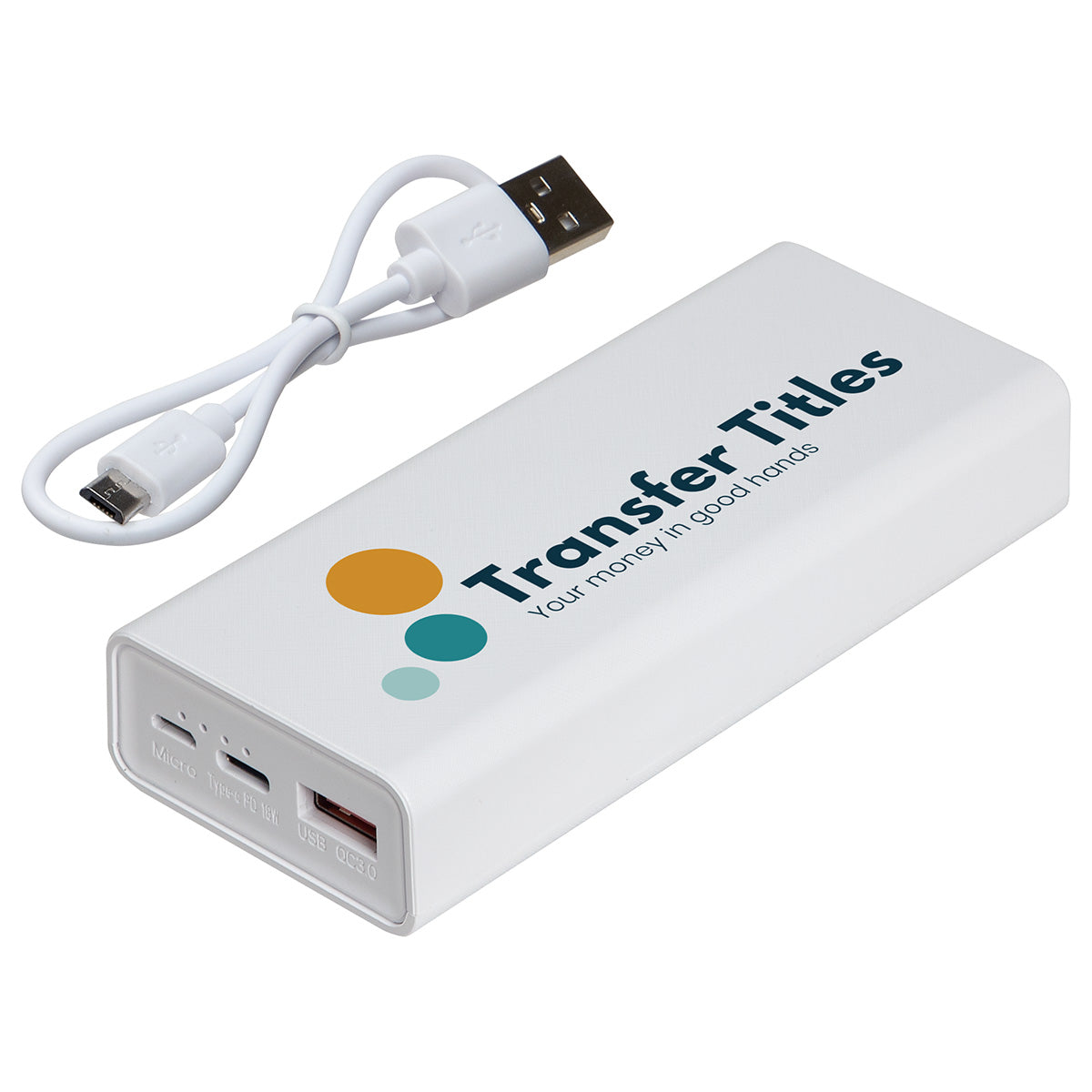 Custom logo Premier 10000mAh PD + QC Power Bank