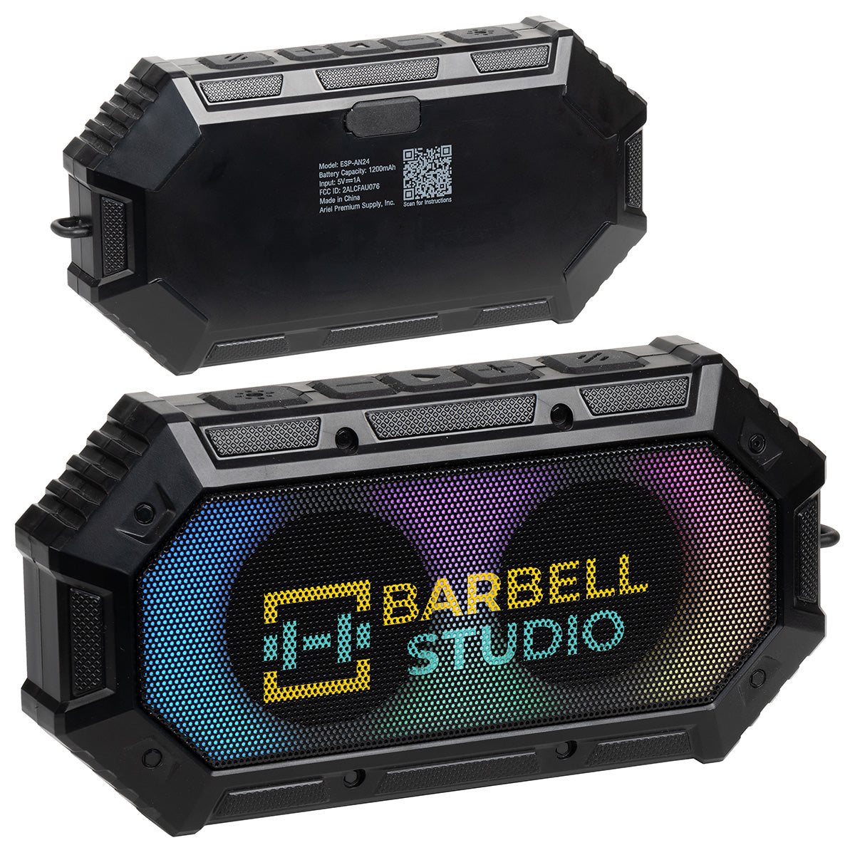 Custom logo Anthem Light-Up IPX6 Waterproof Wireless Speaker