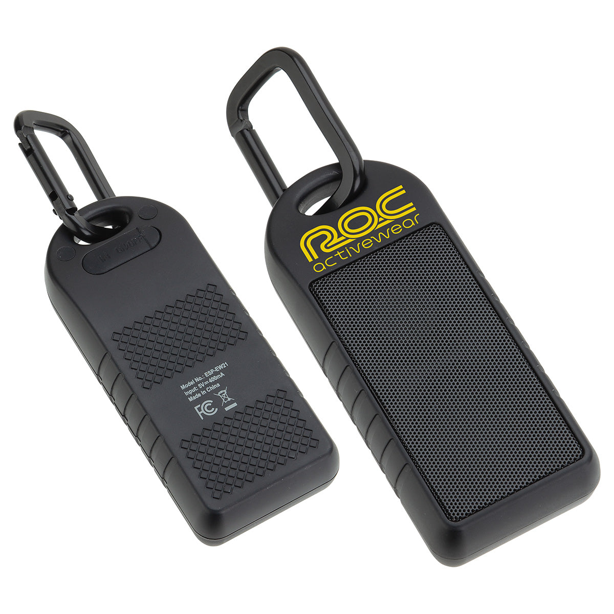 Custom logo Explorer Water Resistant Speaker with Carabiner