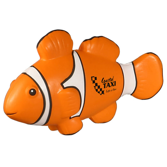 Custom logo Clown Fish Stress Reliever