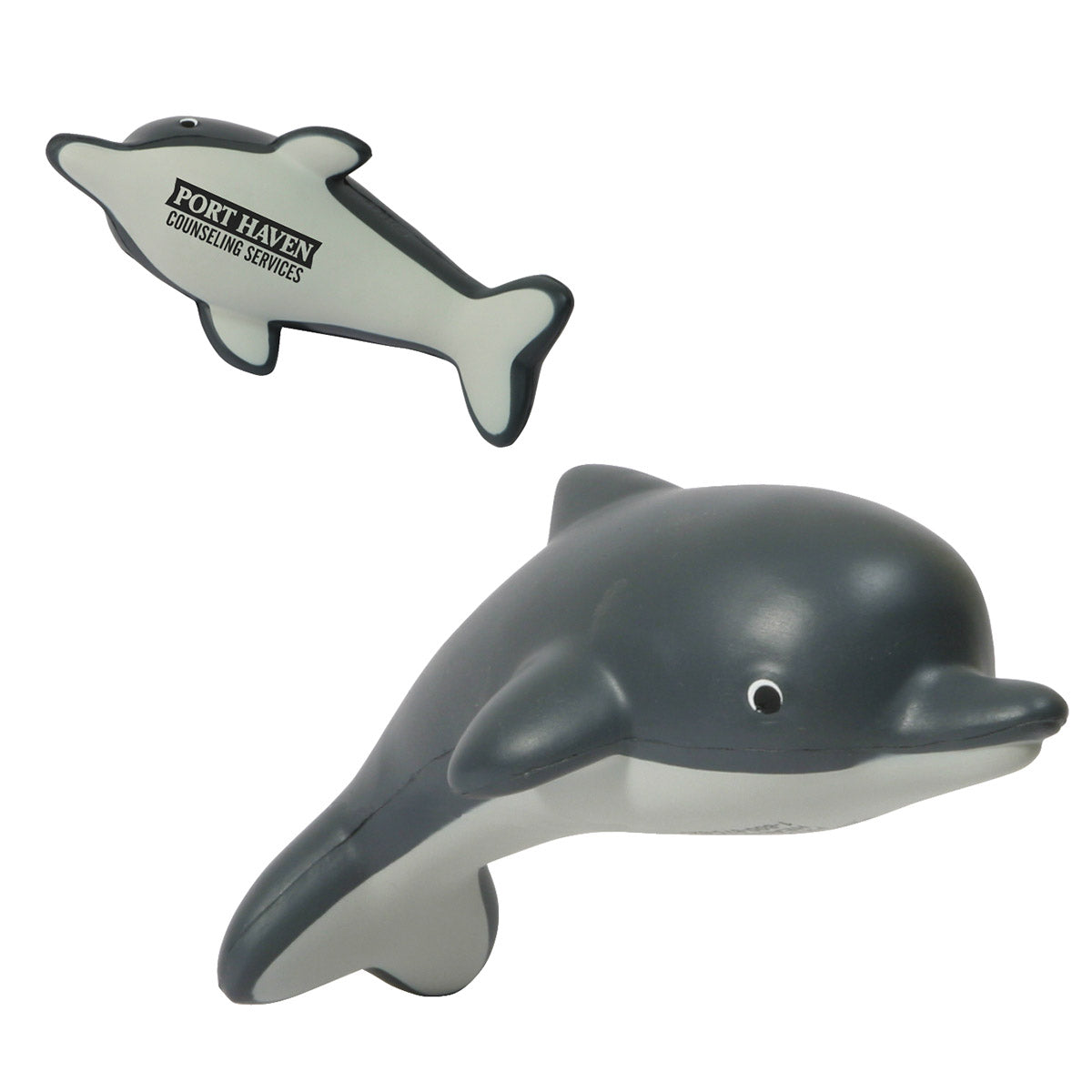 Custom logo Dolphin Stress Reliever