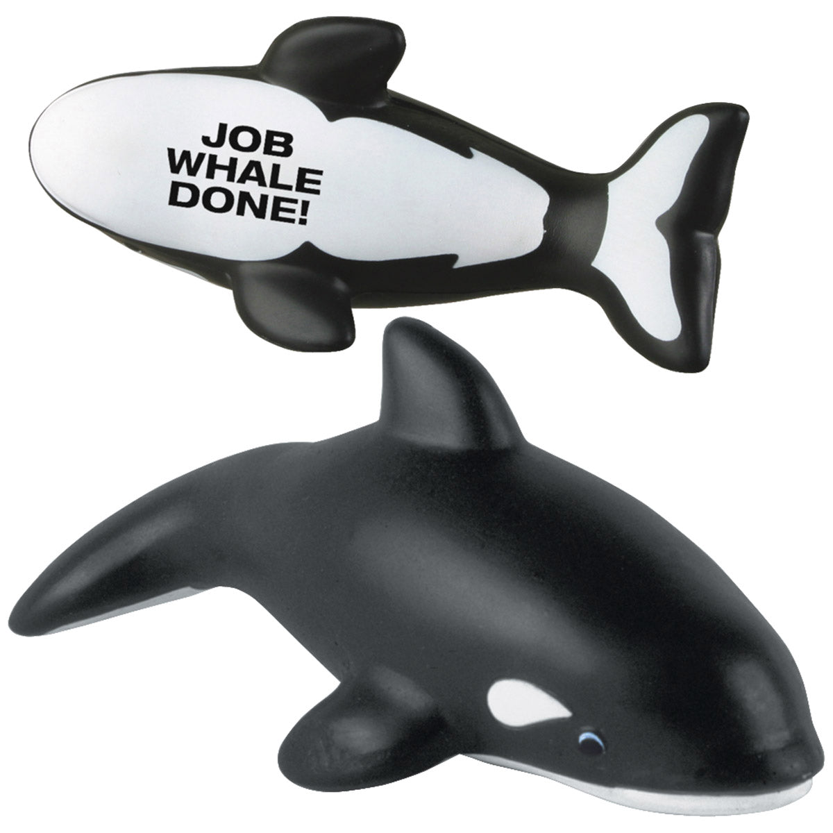 Custom logo Killer Whale Stress Reliever