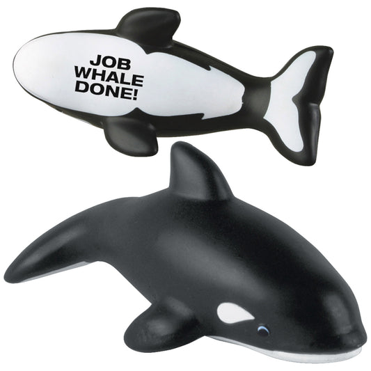 Custom logo Killer Whale Stress Reliever