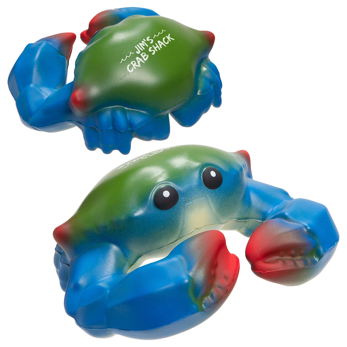 Custom logo Blue Crab Stress Reliever