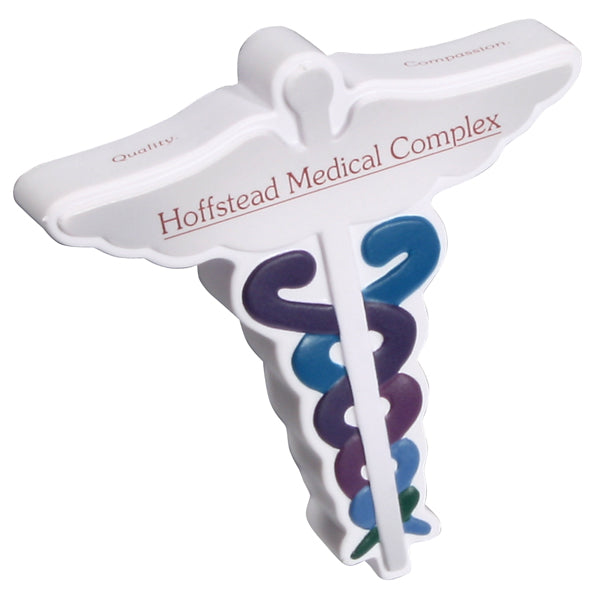 Custom logo Caduceus Stress Reliever