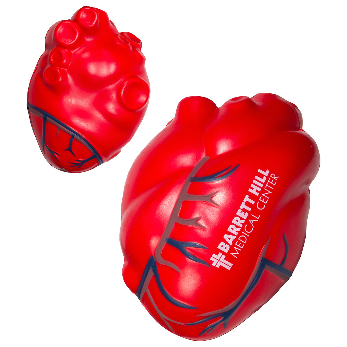 Custom logo Heart with Blue Veins Stress Reliever