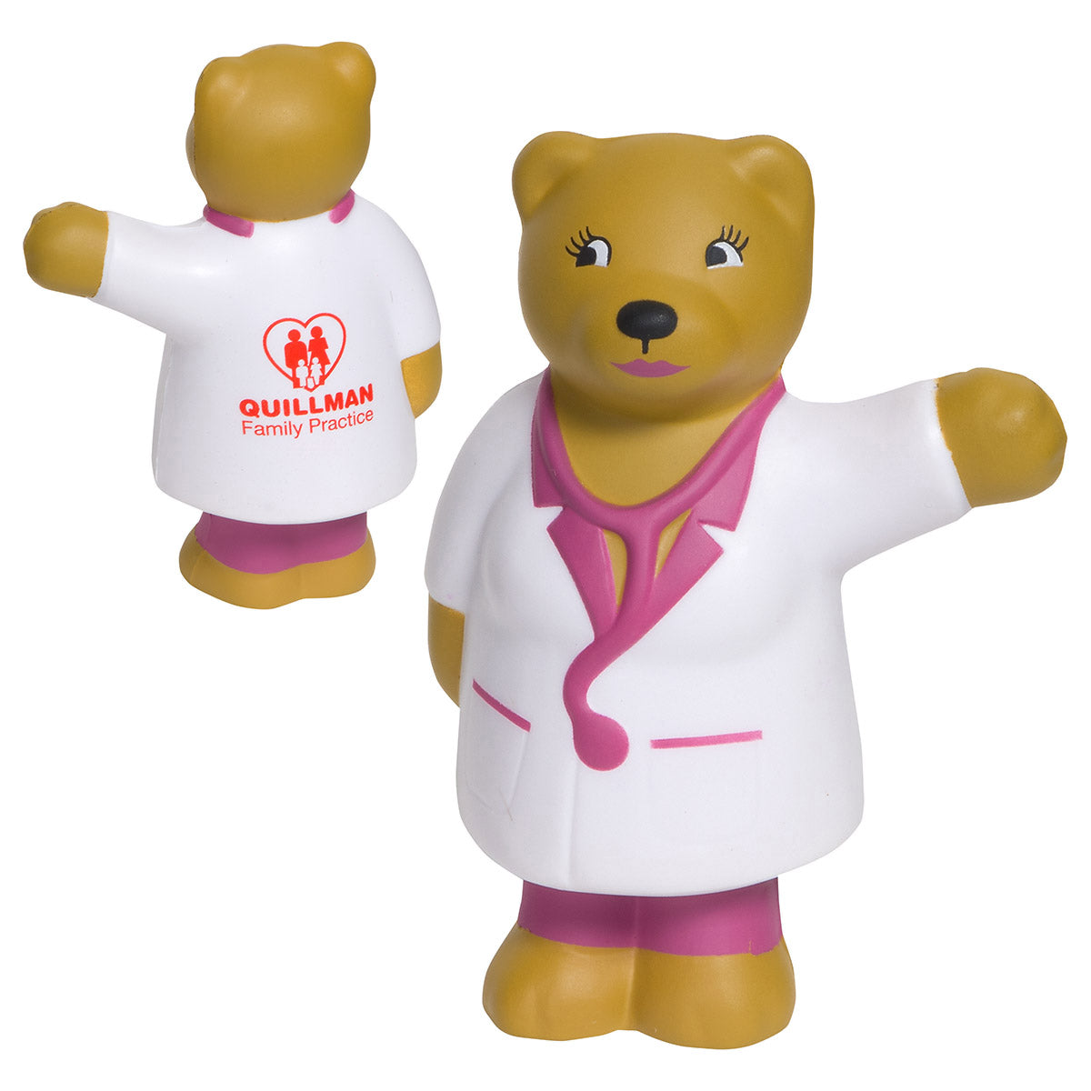 Custom logo Nurse Bear Stress Reliever
