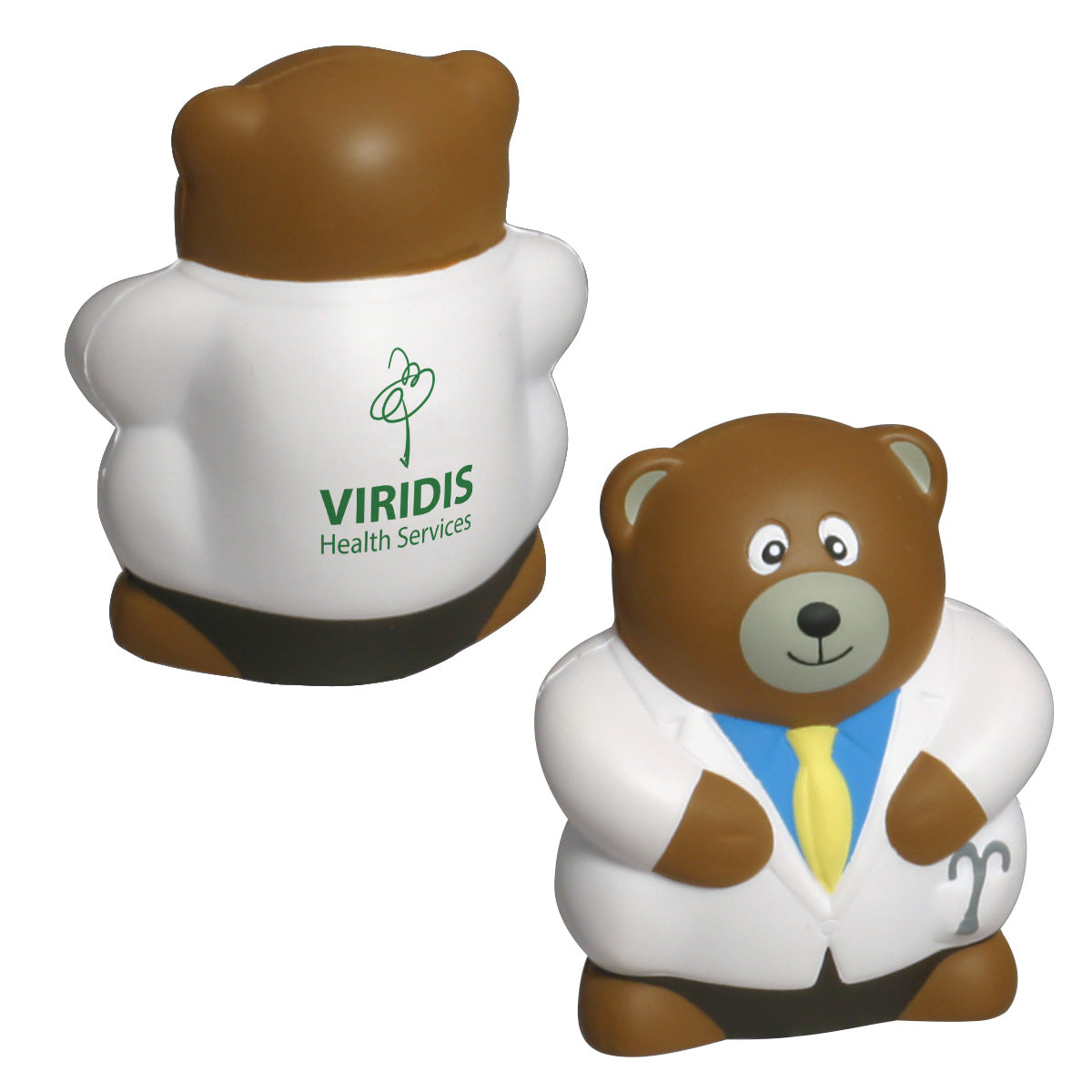 Custom logo Physician Bear Stress Reliever