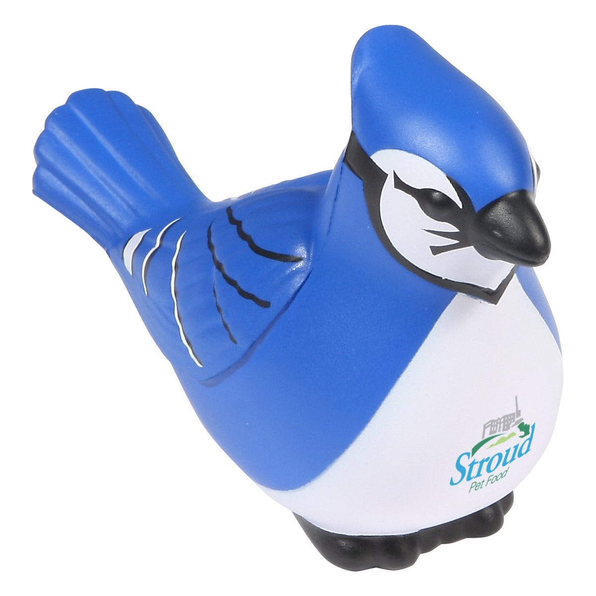 Custom logo Blue Jay Stress Reliever