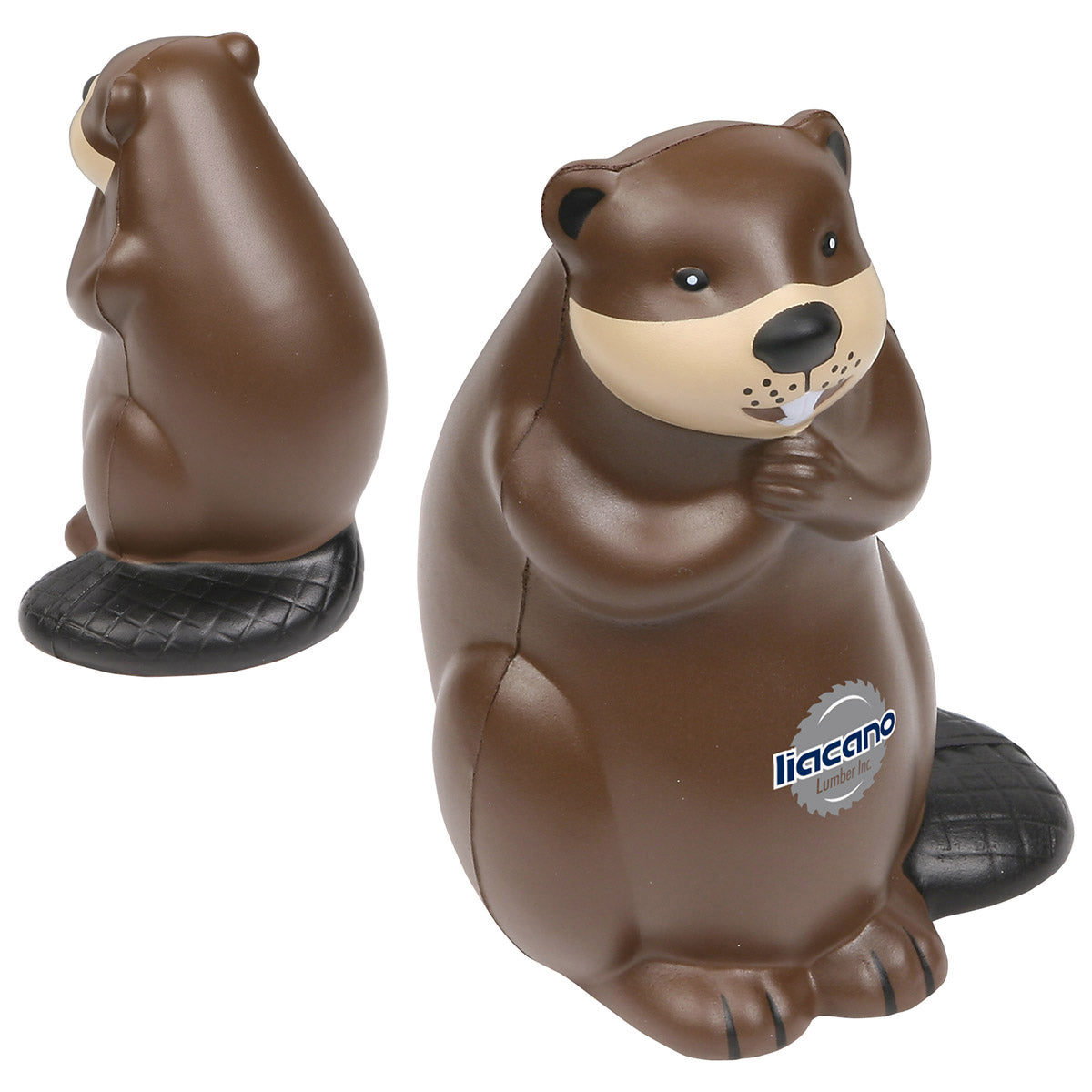 Custom logo Beaver Stress Reliever