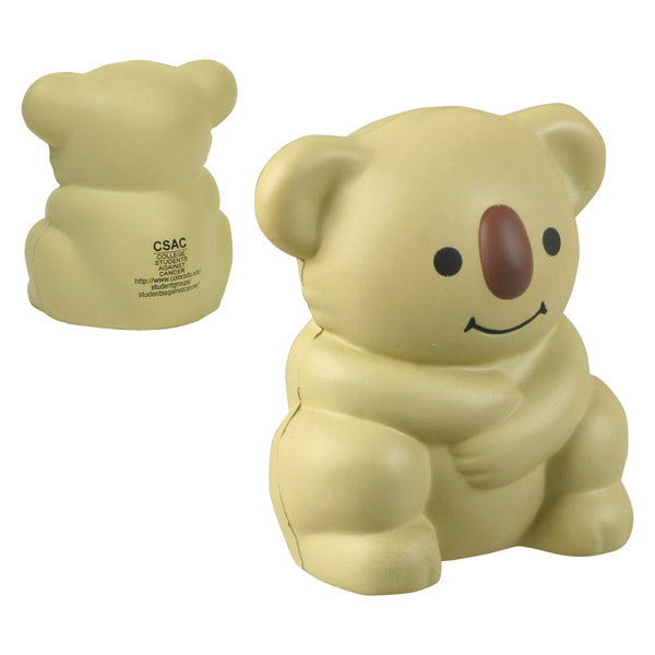 Custom logo Koala Bear Stress Reliever