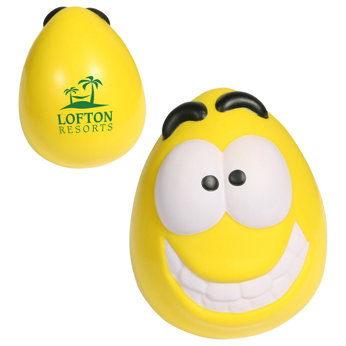Custom logo Mood Maniac Stress Reliever Wobbler-Happy