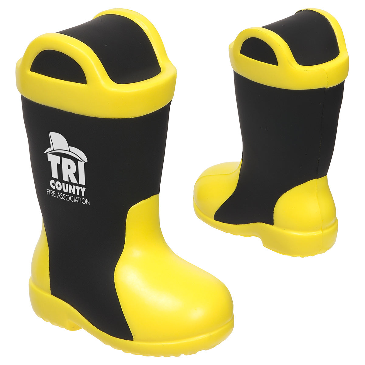Custom logo Firefighter Boot Stress Reliever