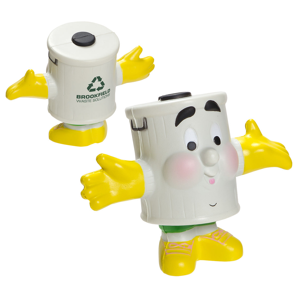 Custom logo Mr Recycle Stress Reliever