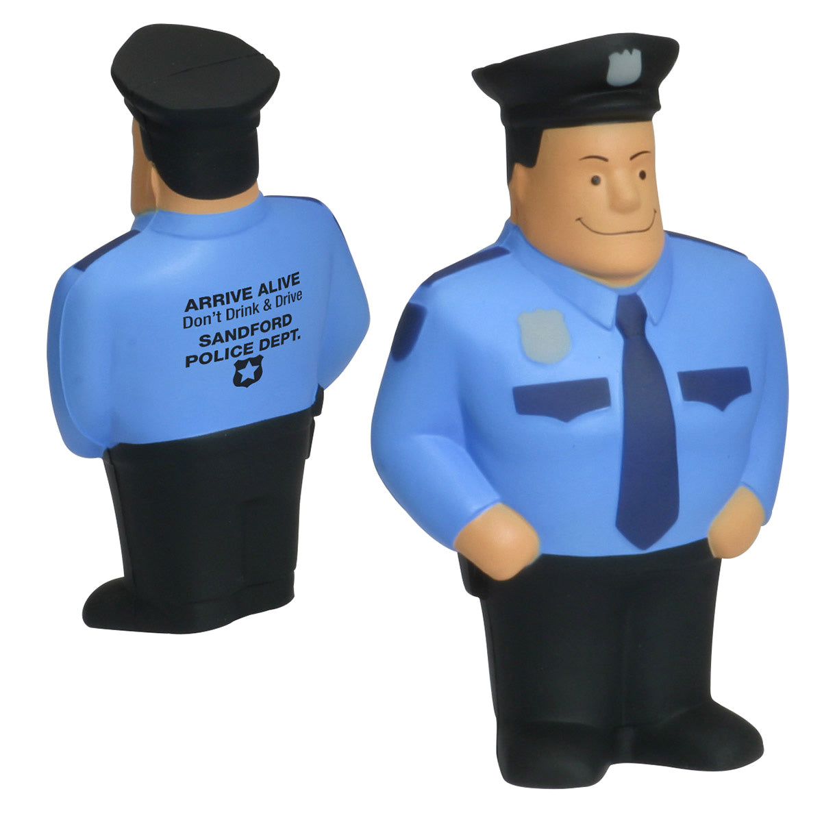 Custom logo Policeman Stress Reliever