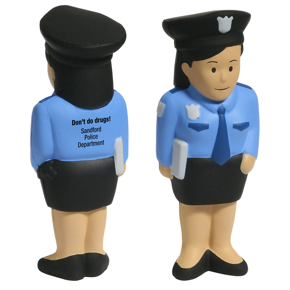Custom logo Police Woman Stress Reliever