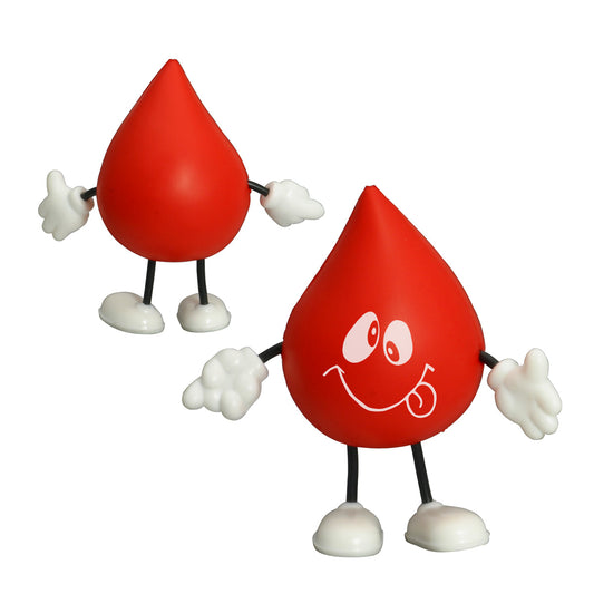 Custom logo Droplet Stress Reliever Figurine