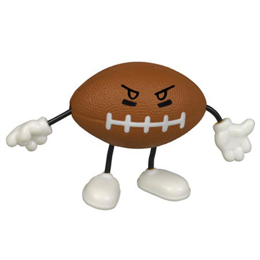 Custom logo Football Stress Reliever Figure
