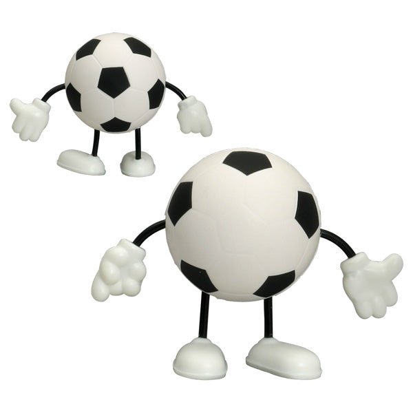 Custom logo Soccer Stress Reliever Figure