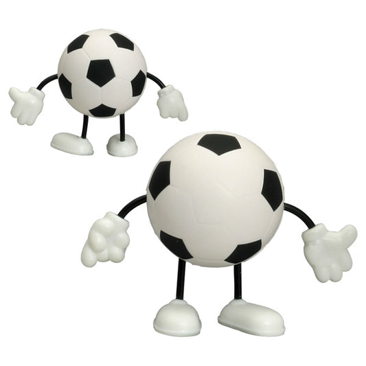 Custom logo Soccer Stress Reliever Figure