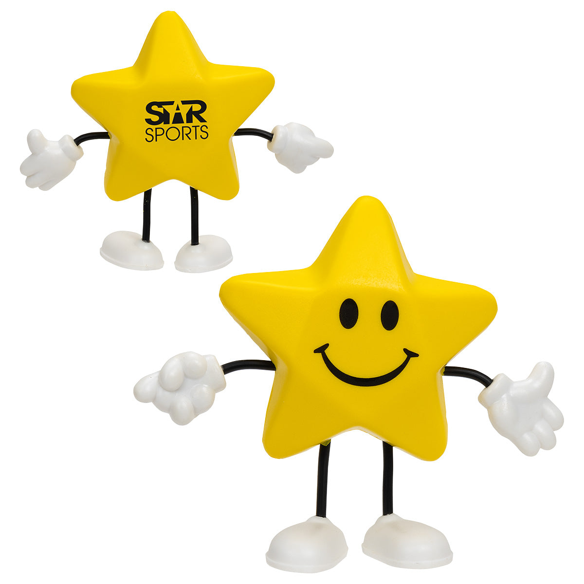 Custom logo Star Stress Reliever Figure