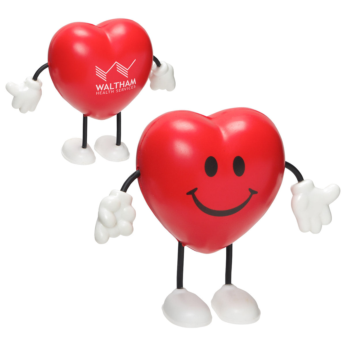 Custom logo Valentine Heart Stress Reliever Figure