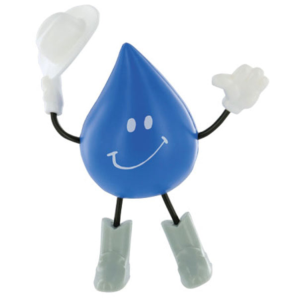 Custom logo Western Droplet Stress Reliever Figure