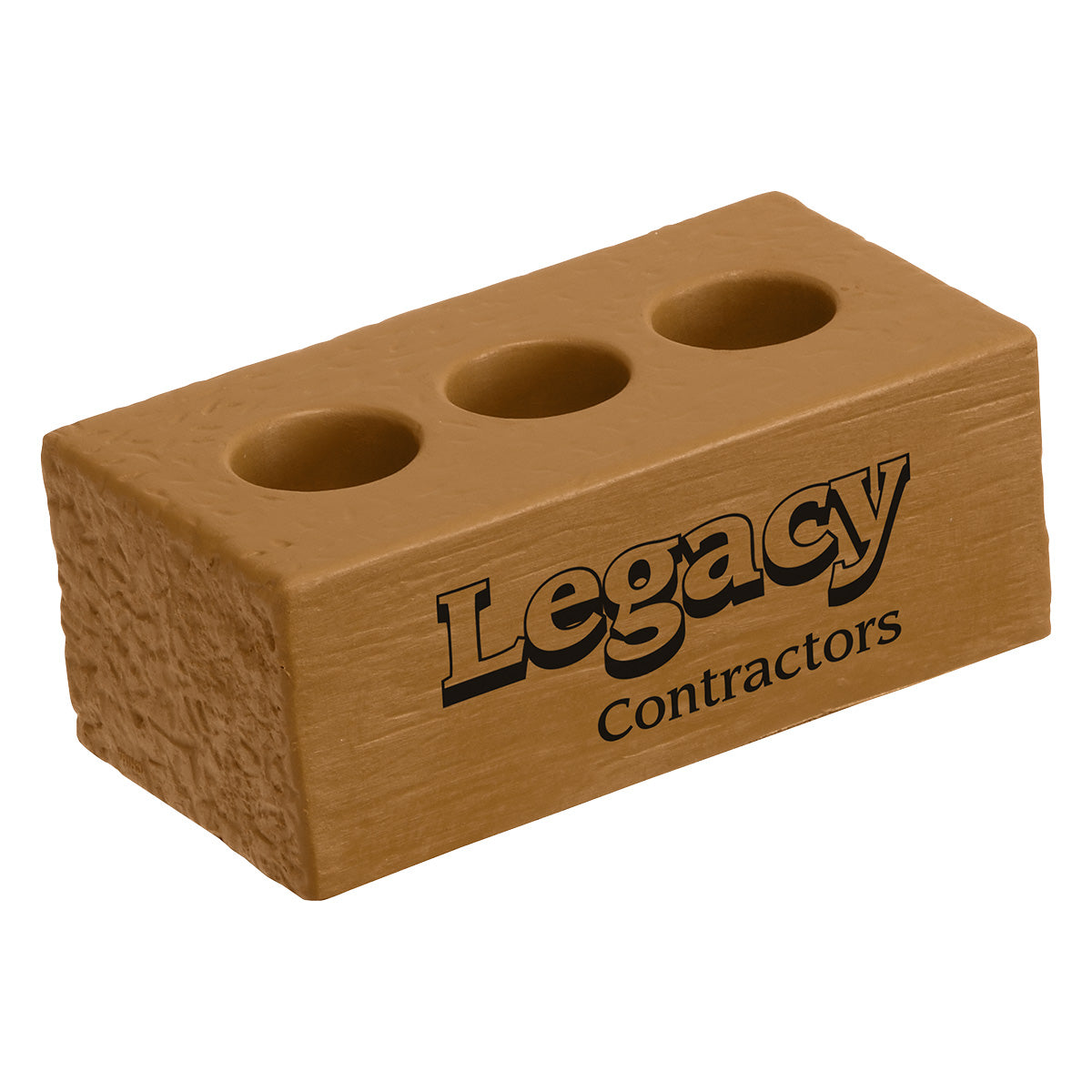 Custom logo Brick with Holes Stress Reliever