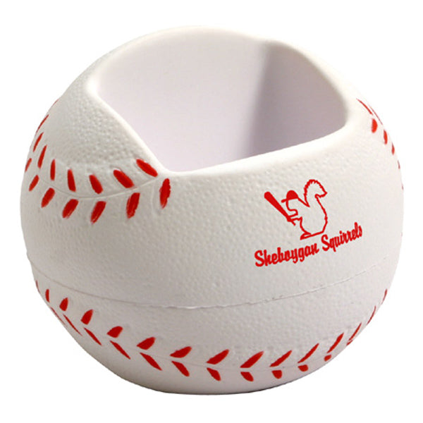 Custom logo Baseball Stress Reliever Desktop Bin