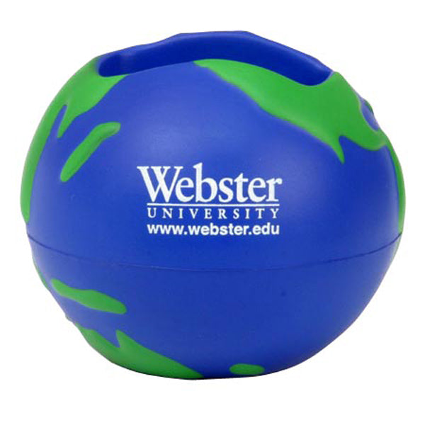 Custom logo Earth Stress Reliever Desktop Bin