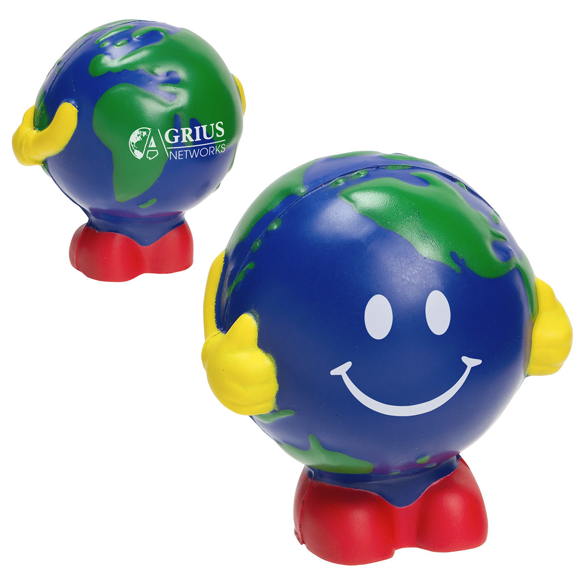 Custom logo Earthball Man Stress Reliever