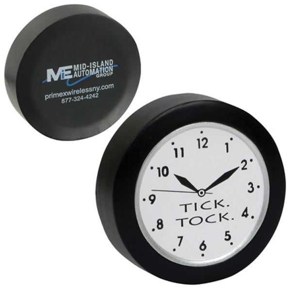 Custom logo Clock Stress Reliever