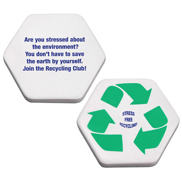 Custom logo Recycle Symbol Stress Reliever