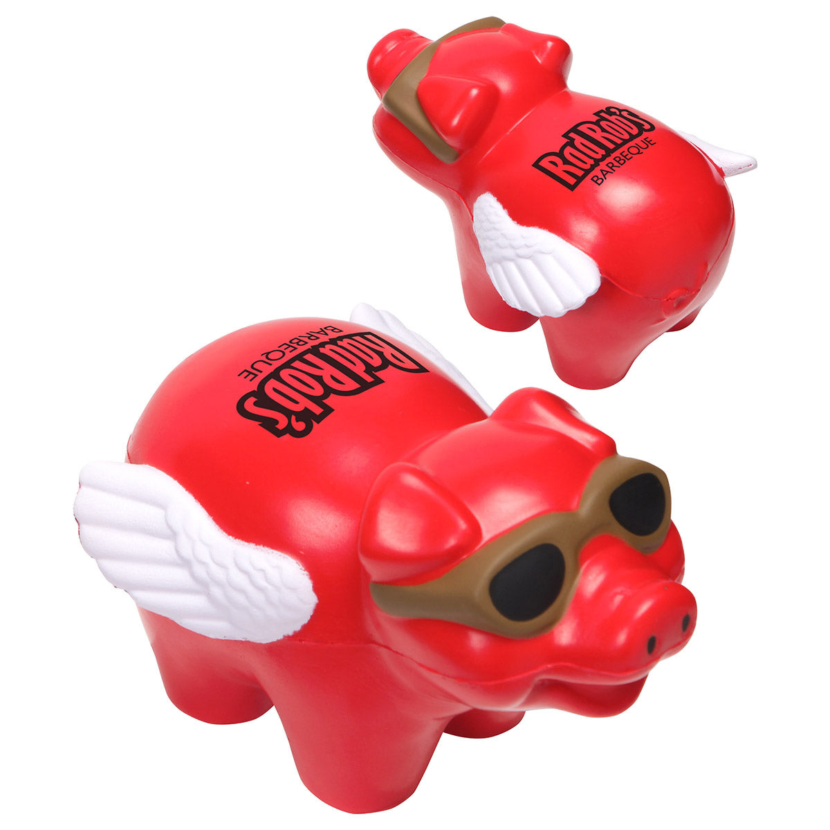 Custom logo Flying Pig Stress Reliever
