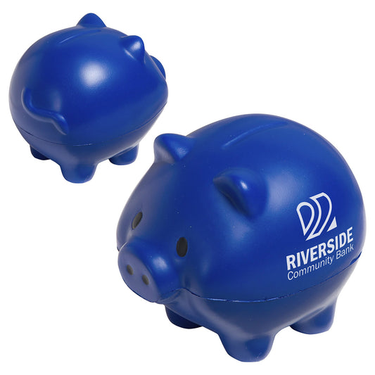 Custom logo Thrifty Pig Stress Reliever