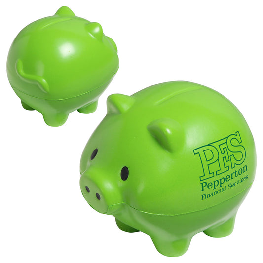 Custom logo Thrifty Pig Stress Reliever