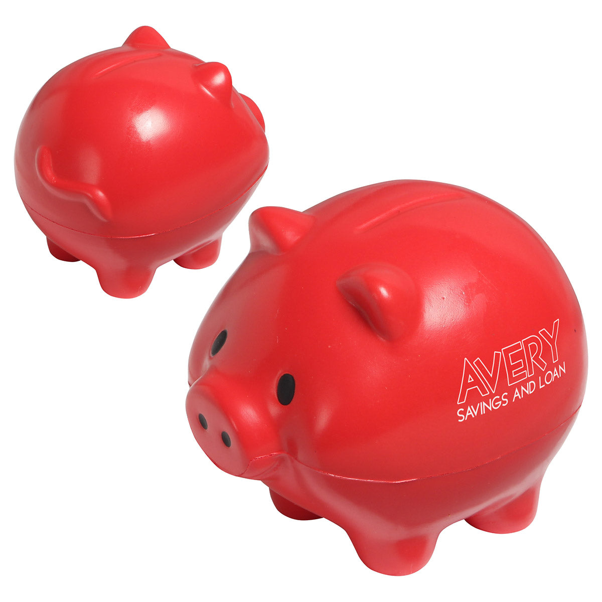 Custom logo Thrifty Pig Stress Reliever