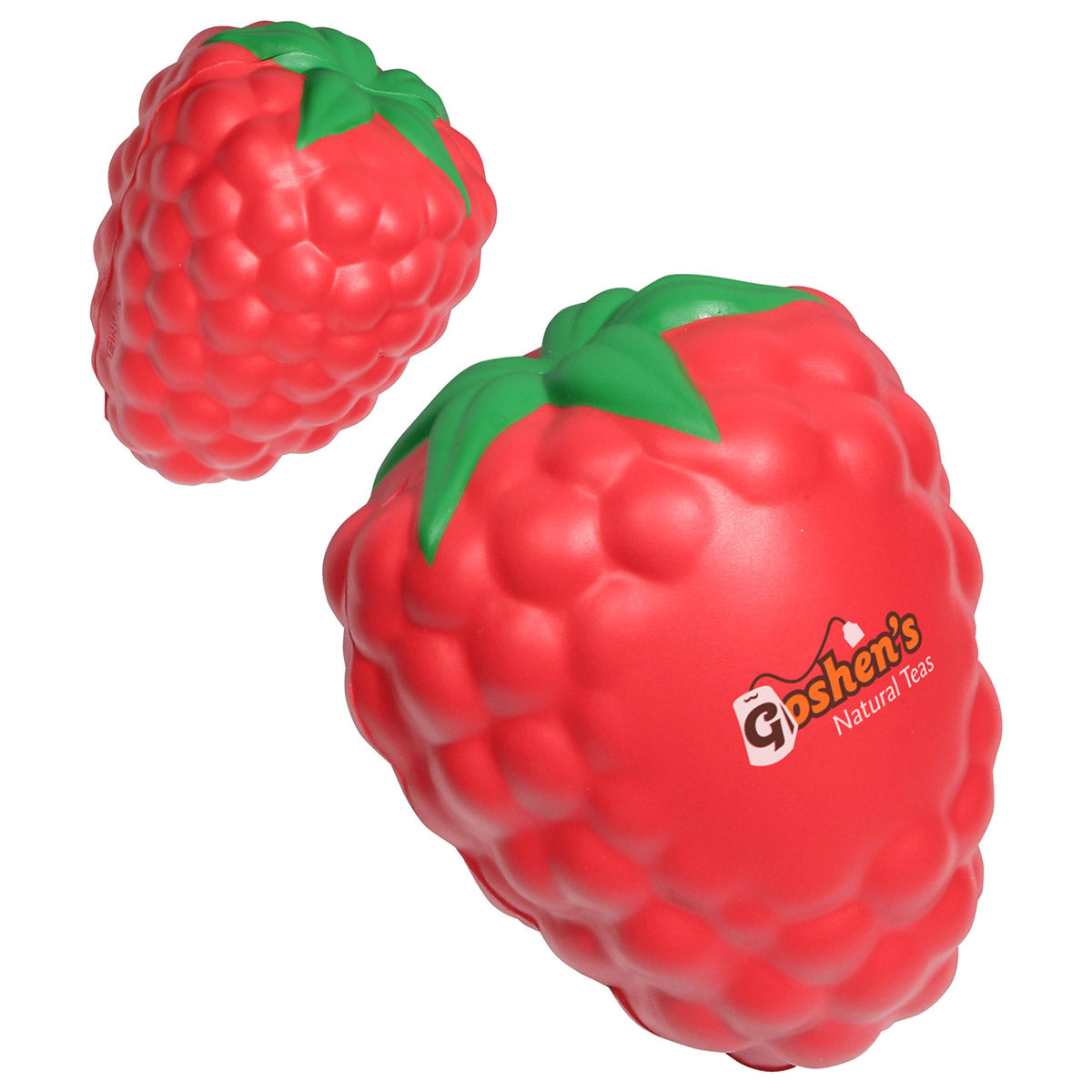 Custom logo Raspberry with Leaf Stress Reliever