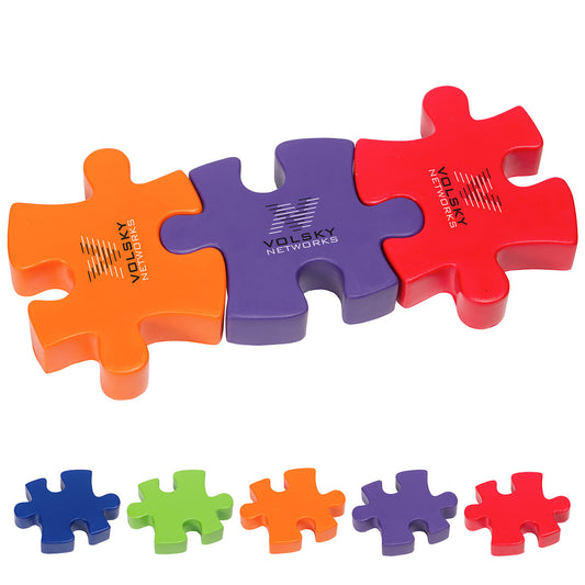 Custom logo 3-Piece Connecting Puzzle Set Stress Reliever