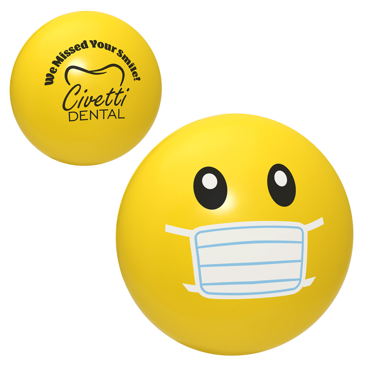 Custom logo Emoji Face Mask Stress Reliever