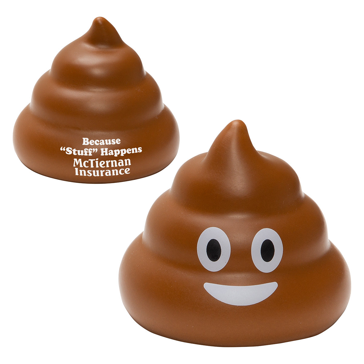 Custom logo Poop Emoji Stress Reliever