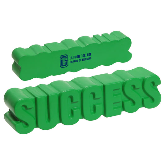 Custom logo Success Word Stress Reliever