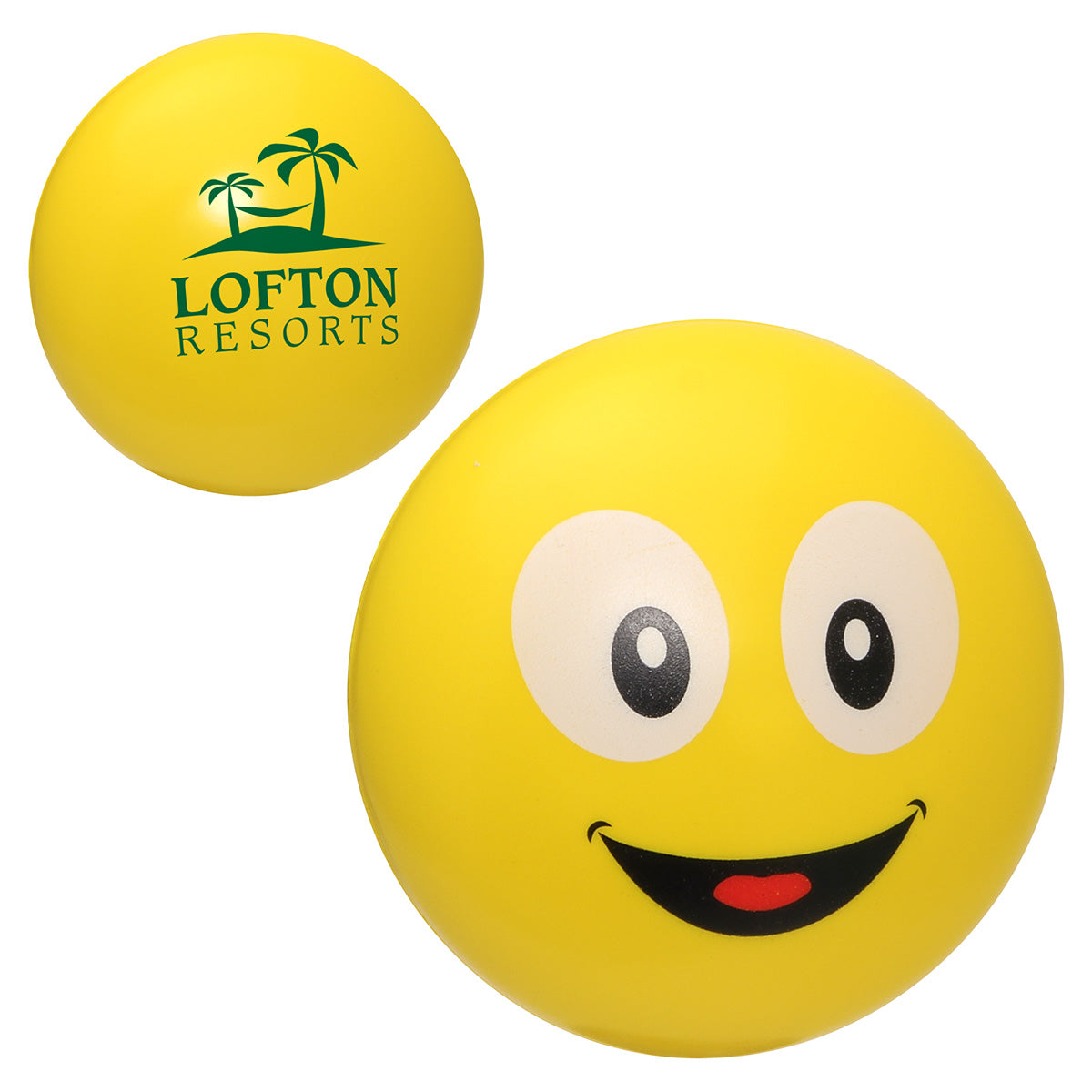 Custom logo Smiley Emoji Stress Reliever