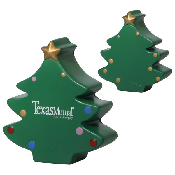 Custom logo Christmas Tree Stress Reliever