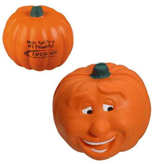 Custom logo Smiling Pumpkin Stress Reliever