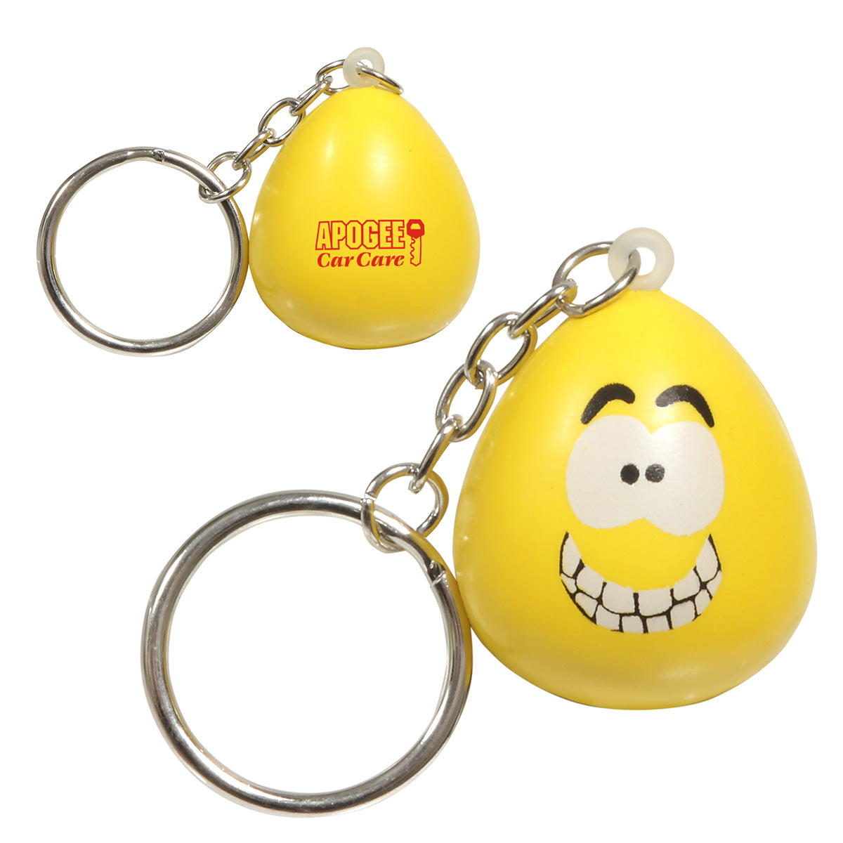 Custom logo Mood Maniac Stress Reliever Key Chain-Happy