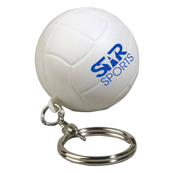 Custom logo Volleyball Stress Reliever Key Chain