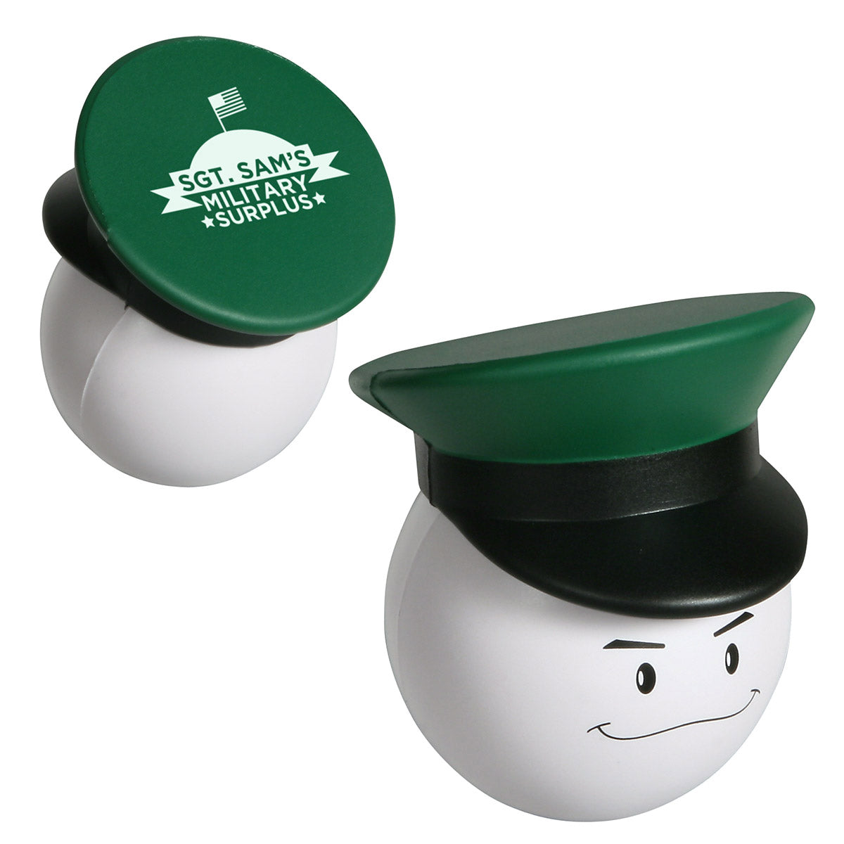 Custom logo Army Officer Mad Cap Stress Reliever