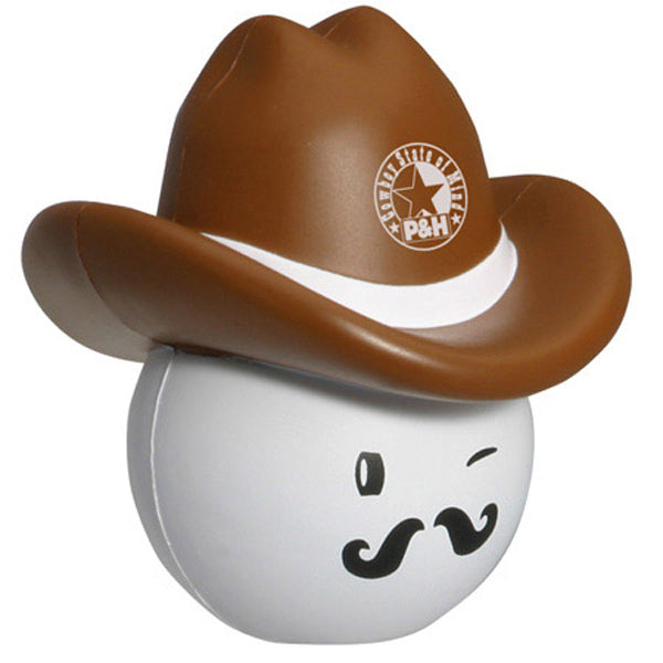 Custom logo Cowboy Mad Cap Stress Reliever