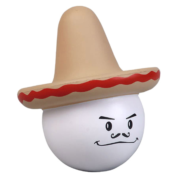 Custom logo Fiesta Mad Cap Stress Reliever